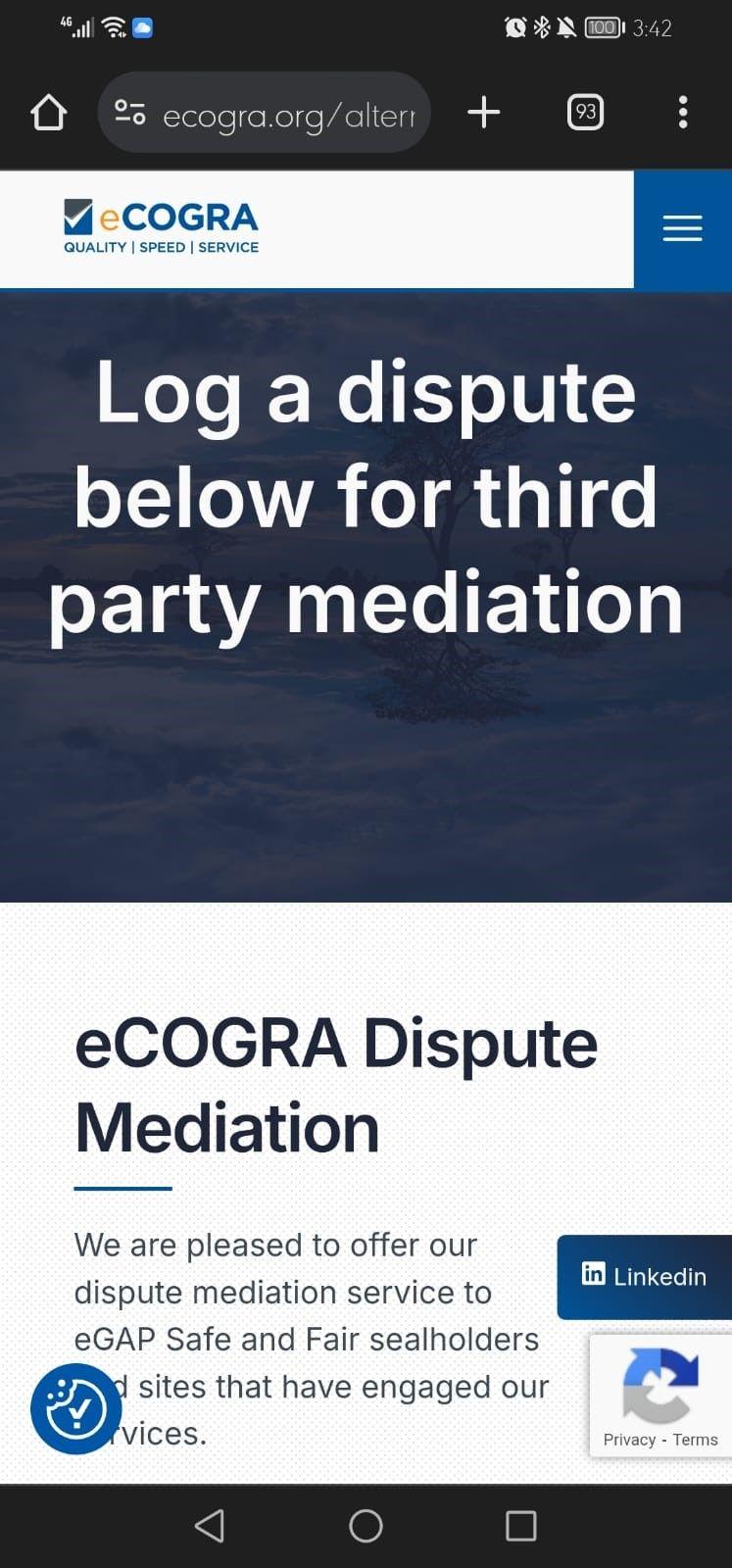 eCOGRA’s alternative dispute resolution 