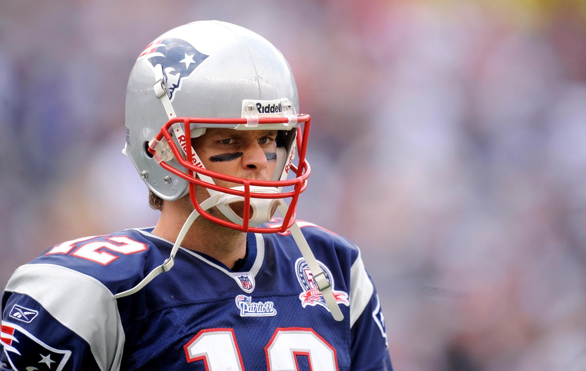 Tom Brady in Baltimore Ravens v New England Patriots