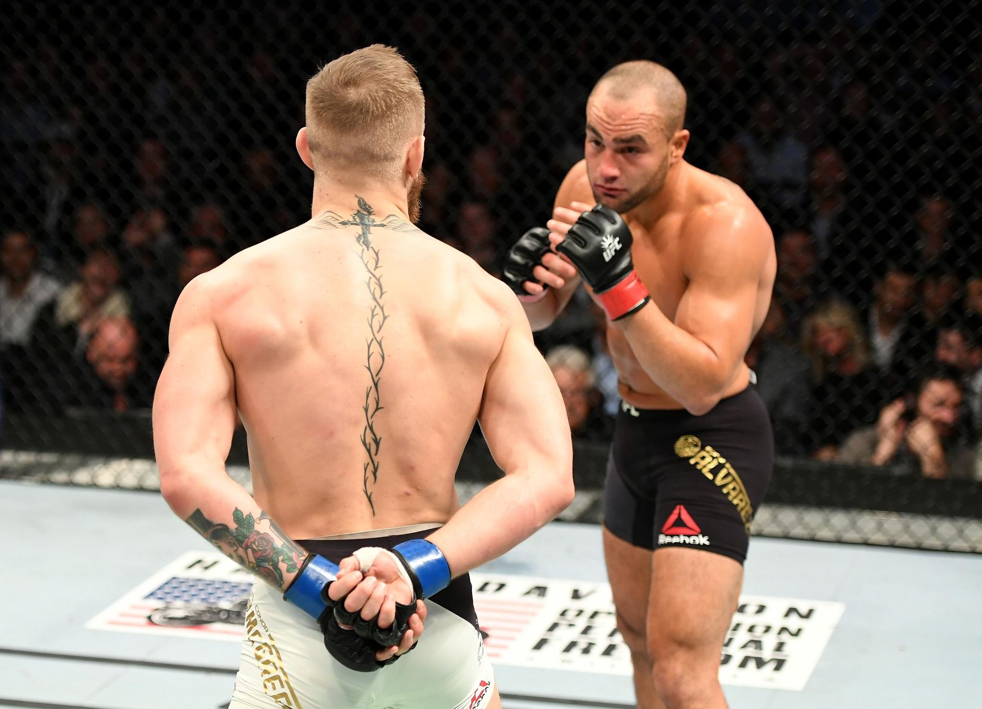 Eddie Alvarez and Conor McGregor 