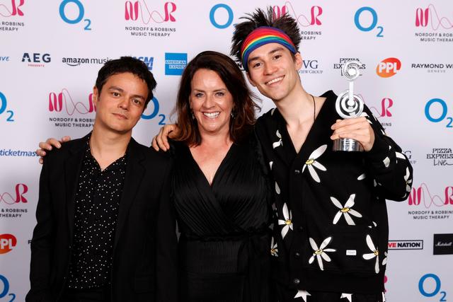 Jamie Cullum, Rebecca Kane Burton and Jacob Collier inside 