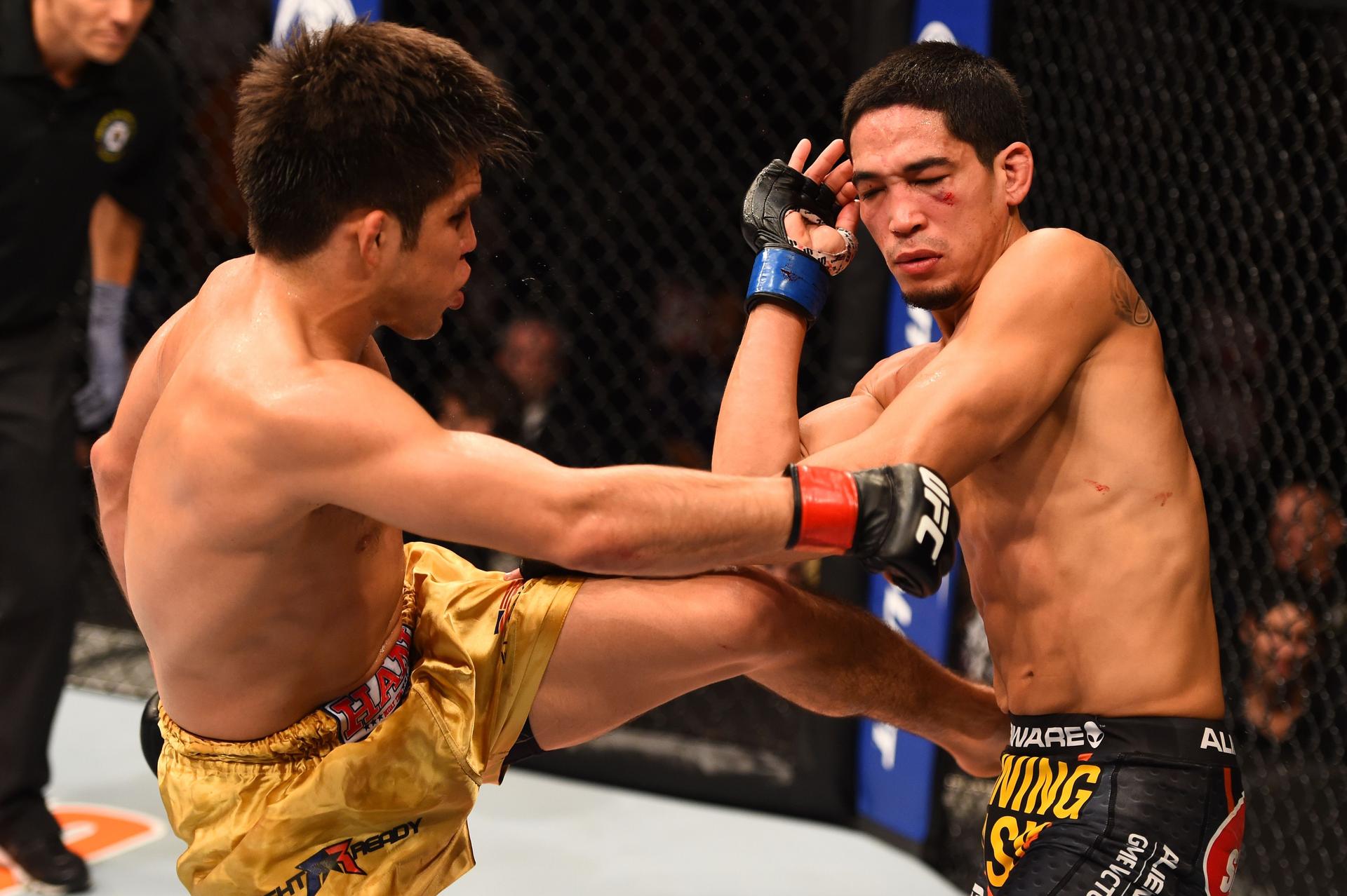 Henry Cejudo and Dustin Kimura