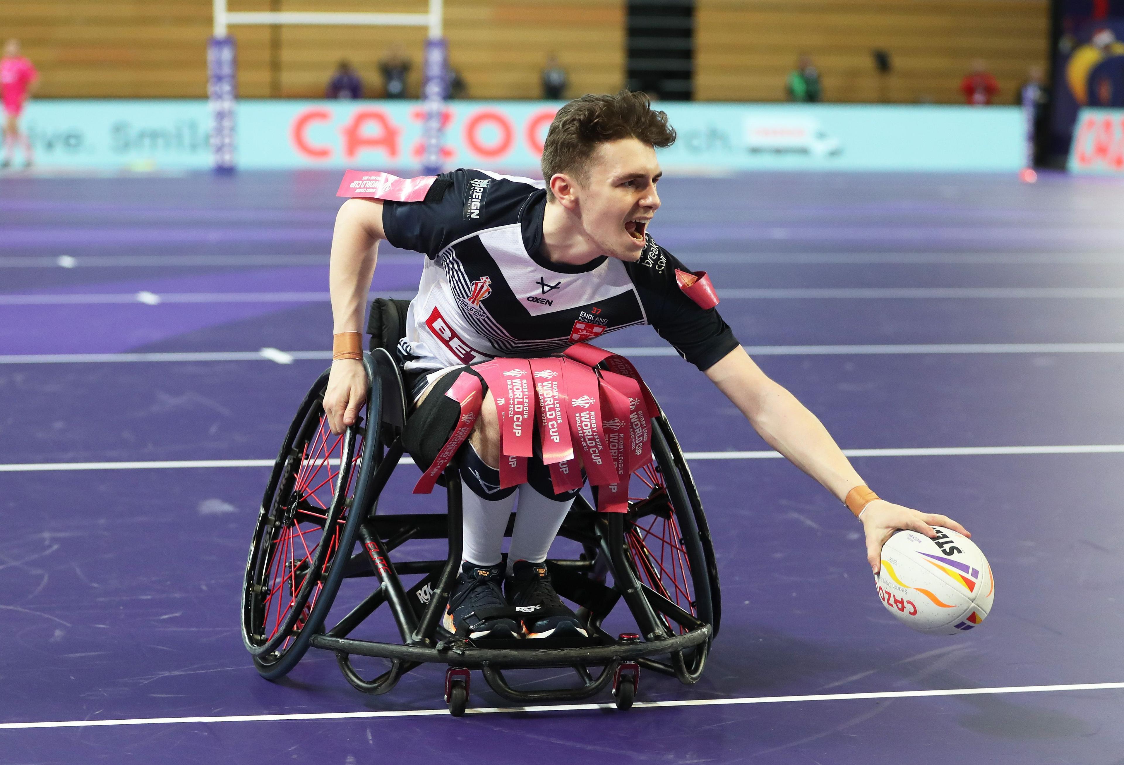 Rob Hawkins of England//Getty