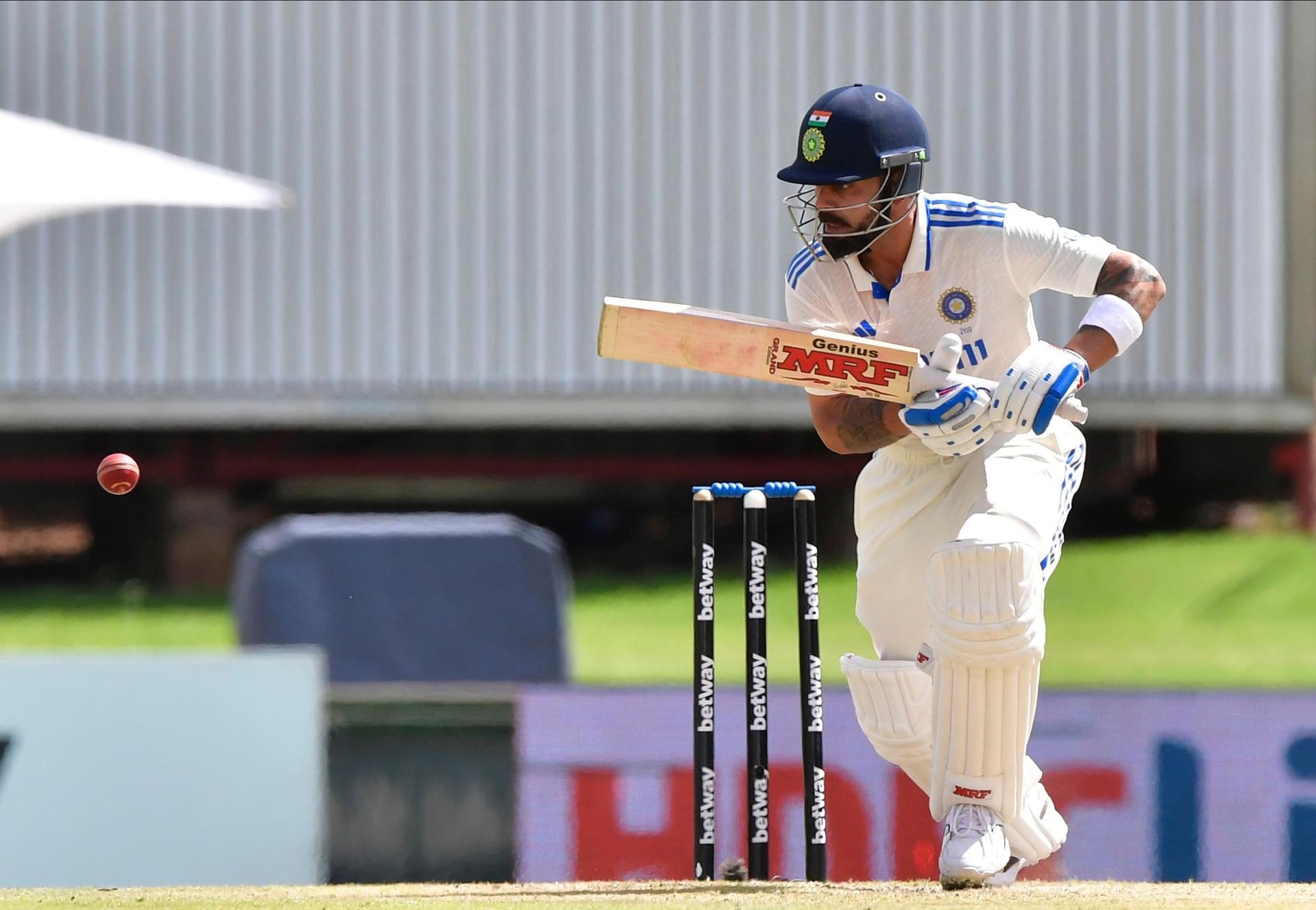 Virat Kohli of India in action